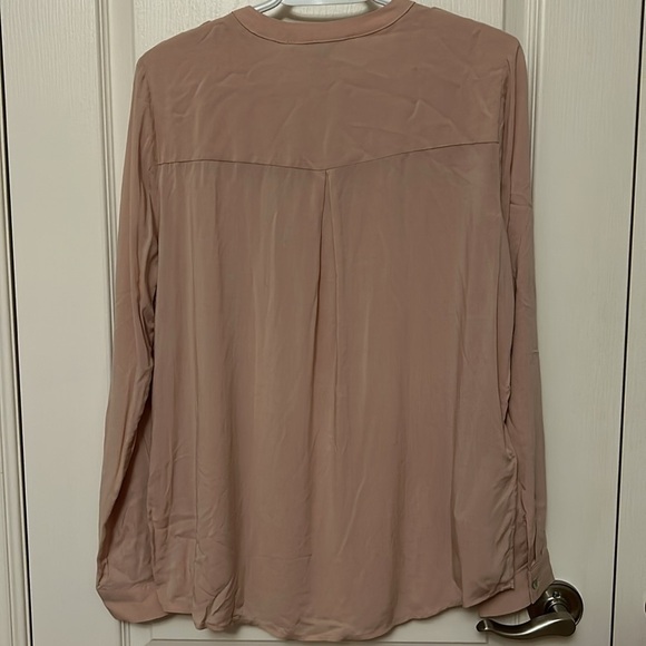 Long sleeve nude blouse - Picture 6 of 6